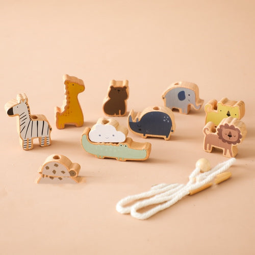 Educational Multi-functional Early Education Wooden Hands-on Brain Toys