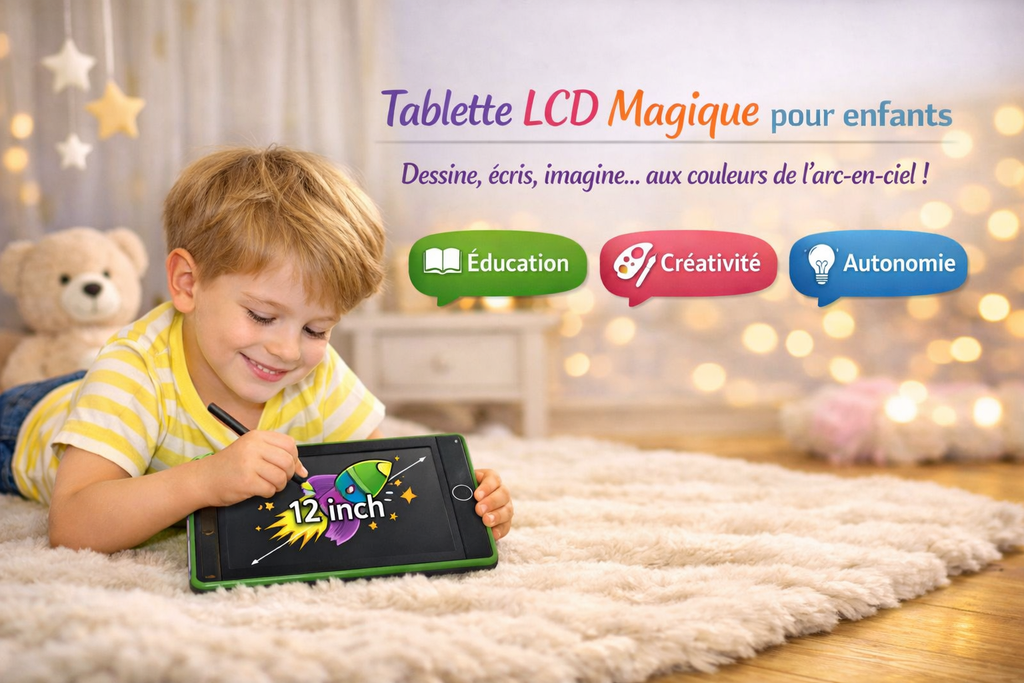 SmartWrite™ – La Tablette LCD Magique pour Dessiner et Apprendre